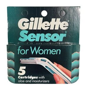 Gillette Sensor For Women 5‎ Razor Blades Refill Cartridges NON-EXCEL Version
